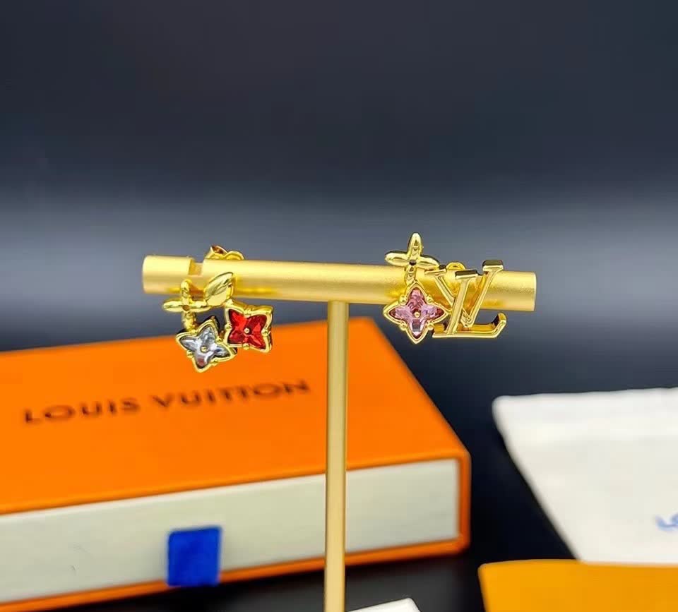 Louis Vuitton Monogram Flower Earrings